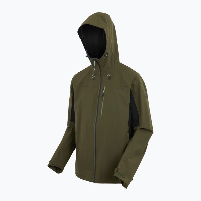Men's softshell jacket REGATTA Birchdale II olive night/black 12