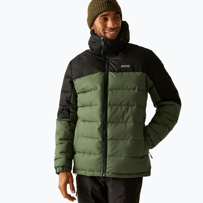 Men's insulated jacket REGATTA Aldthron olive night/black