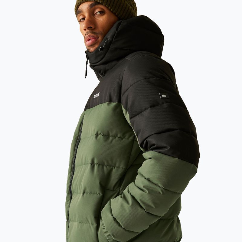 Men's insulated jacket REGATTA Aldthron olive night/black 5