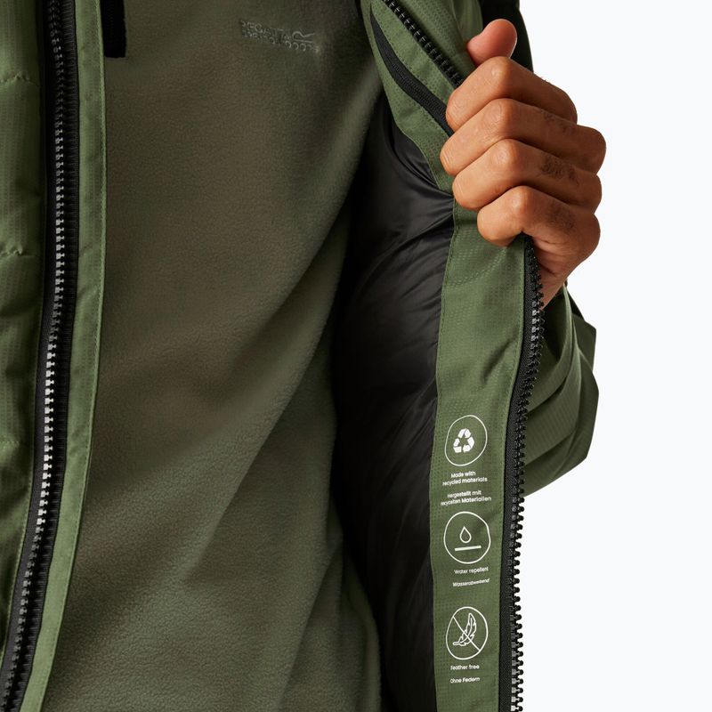 Men's insulated jacket REGATTA Aldthron olive night/black 8