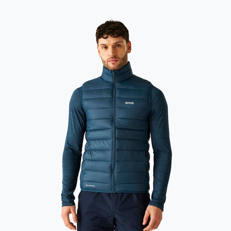 Men's gilet REGATTA Marizion Black/White Moonlight Denim