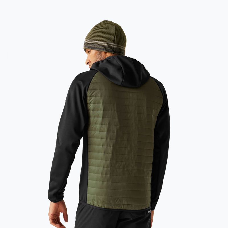 Men's hybrid jacket REGATTA Andreson Hybrid olive/night black 3