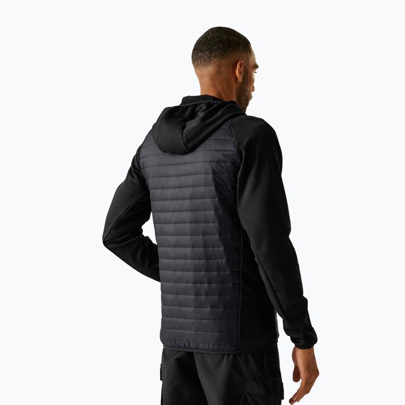 Men's hybrid jacket REGATTA Andreson Hybrid black/ash/gold flake 3