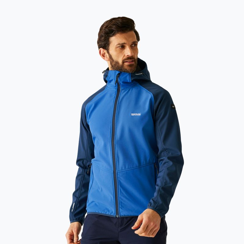 Men's softshell jacket REGATTA Arec III snorkel blue/moonlight denim
