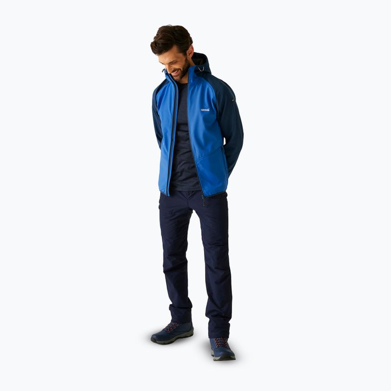 Men's softshell jacket REGATTA Arec III snorkel blue/moonlight denim 2