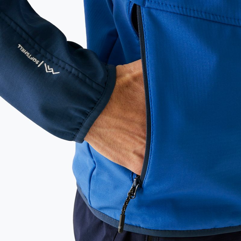 Men's softshell jacket REGATTA Arec III snorkel blue/moonlight denim 6