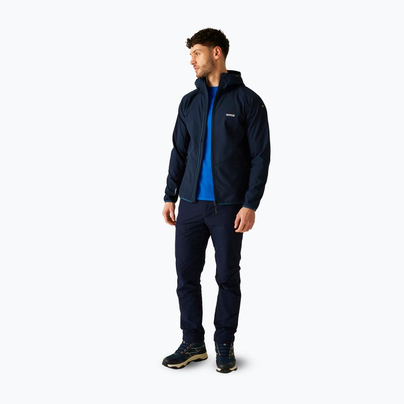 Men's softshell jacket REGATTA Arec III navy/moonlight denim 2