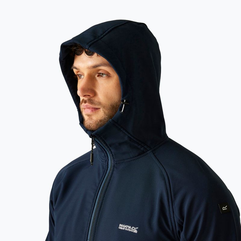 Men's softshell jacket REGATTA Arec III navy/moonlight denim 5