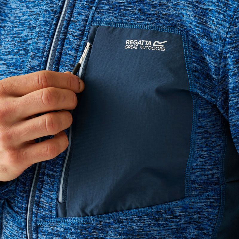 Men's sweatshirt REGATTA Alven snorkel blue/moonlight denim 4