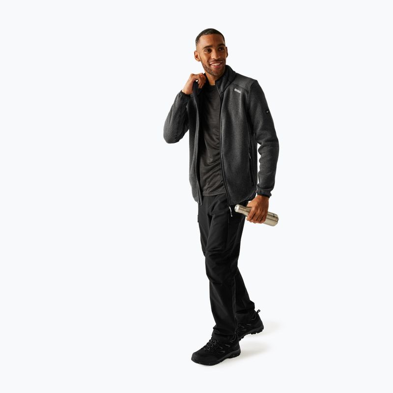Men's fleece sweatshirt REGATTA Torrens black 2