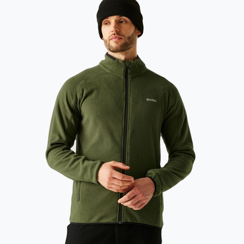 Men's fleece sweatshirt REGATTA Hadfield olive night