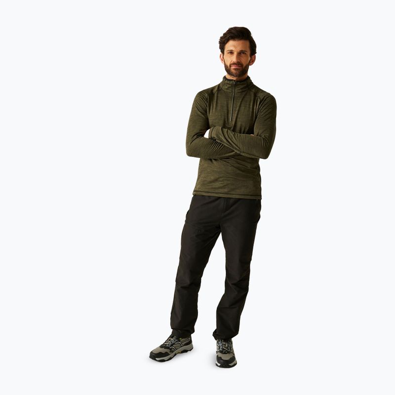 Men's fleece sweatshirt REGATTA Yonder II olive night 2