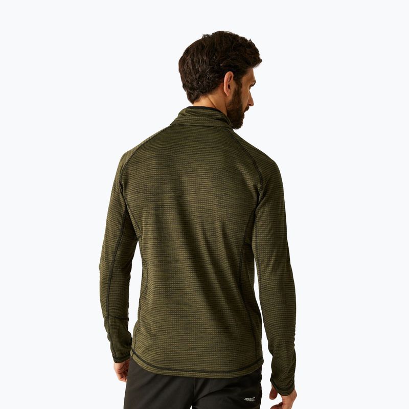 Men's fleece sweatshirt REGATTA Yonder II olive night 3