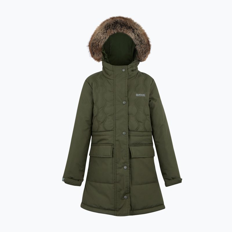 Children's insulated coat Regatta Fabrizia II olive night