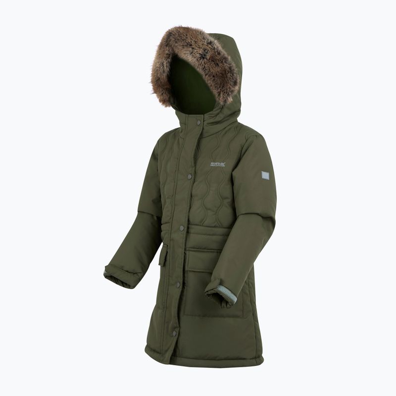 Children's insulated coat Regatta Fabrizia II olive night 3