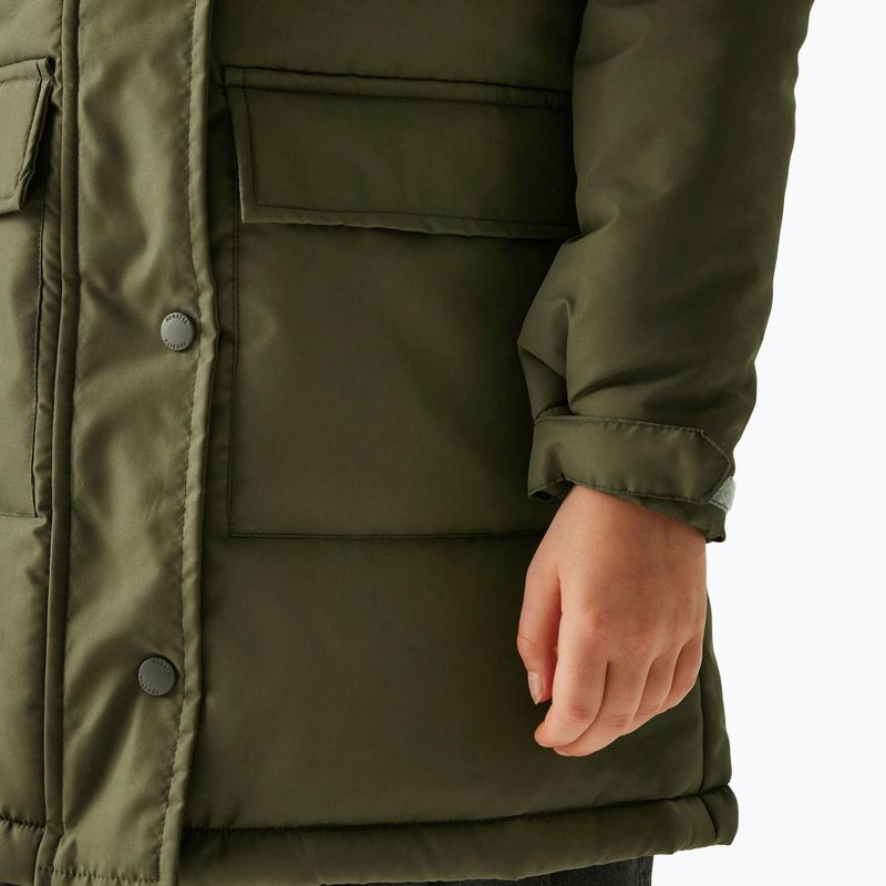 Children's insulated coat Regatta Fabrizia II olive night 10