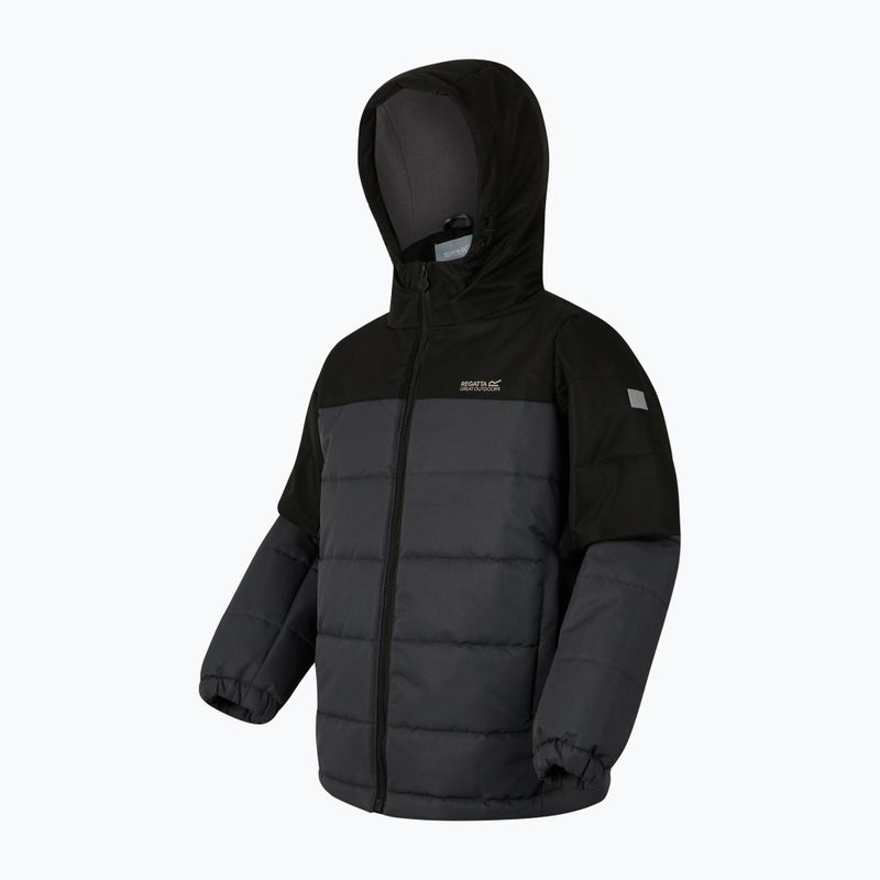 Children's insulated jacket REGATTA Lofthouse black/sealgr 3