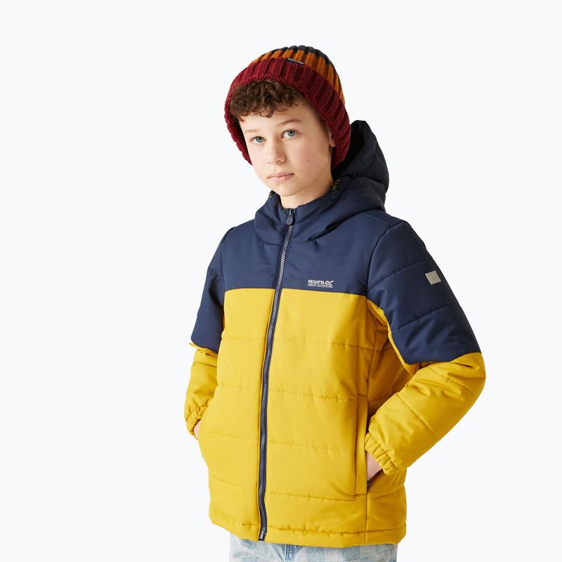 Children's insulated jacket REGATTA Lofthouse navy/goldfik 4
