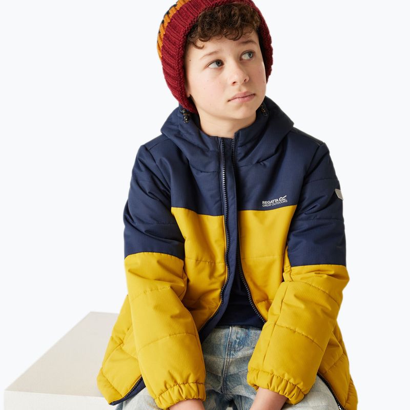 Children's insulated jacket REGATTA Lofthouse navy/goldfik 9