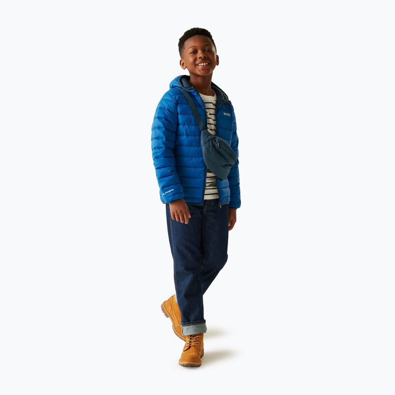 Children's jacket REGATTA Hooded Marizion snorkel blue/moonlight denim 5