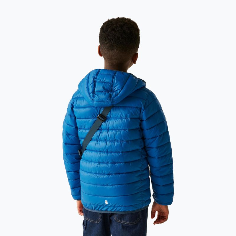 Children's jacket REGATTA Hooded Marizion snorkel blue/moonlight denim 6