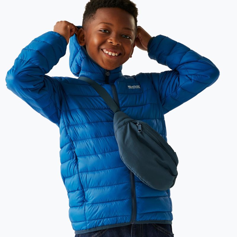 Children's jacket REGATTA Hooded Marizion snorkel blue/moonlight denim 8