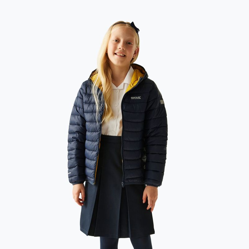 Children's jacket REGATTA Hooded Marizion navy/gold flake 7