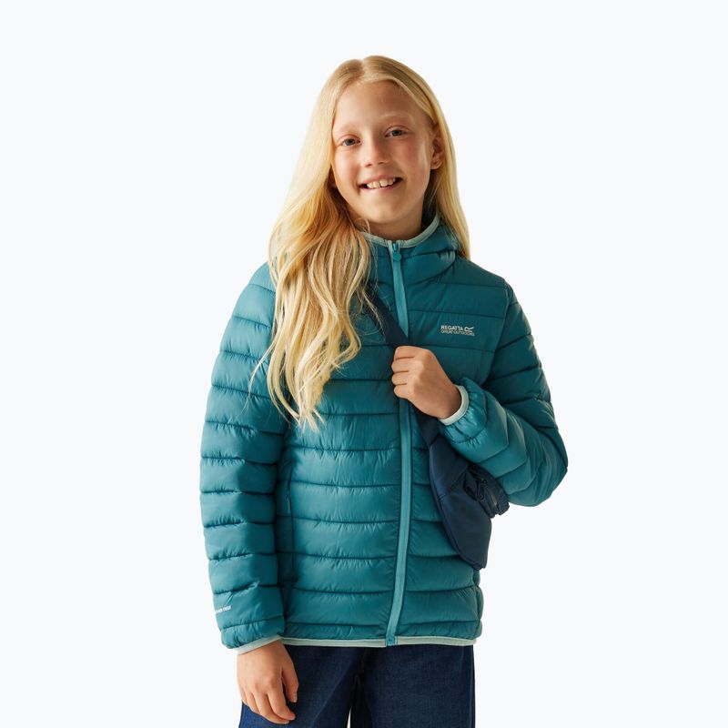 Children's jacket REGATTA Hooded Marizion storm blue/nordic blue 4