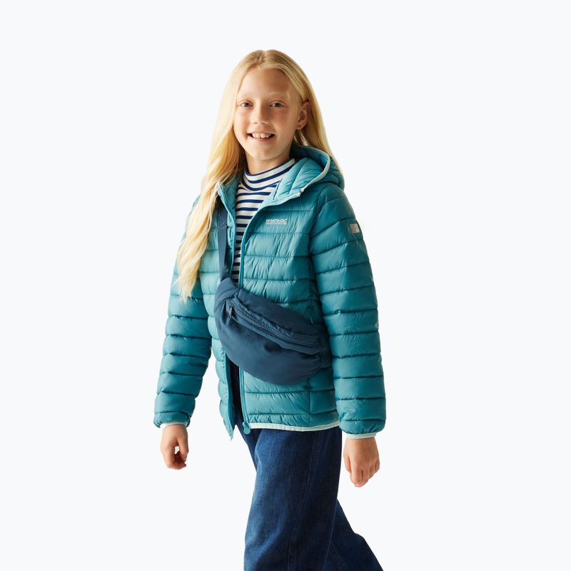 Children's jacket REGATTA Hooded Marizion storm blue/nordic blue 5