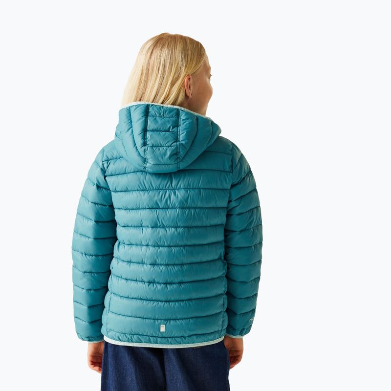 Children's jacket REGATTA Hooded Marizion storm blue/nordic blue 6