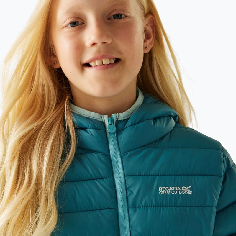 Children's jacket REGATTA Hooded Marizion storm blue/nordic blue 7
