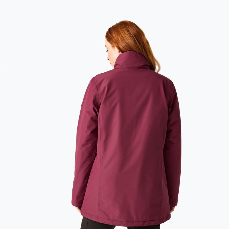 Women's rain jacket Regatta Tamlin dark pimento 3