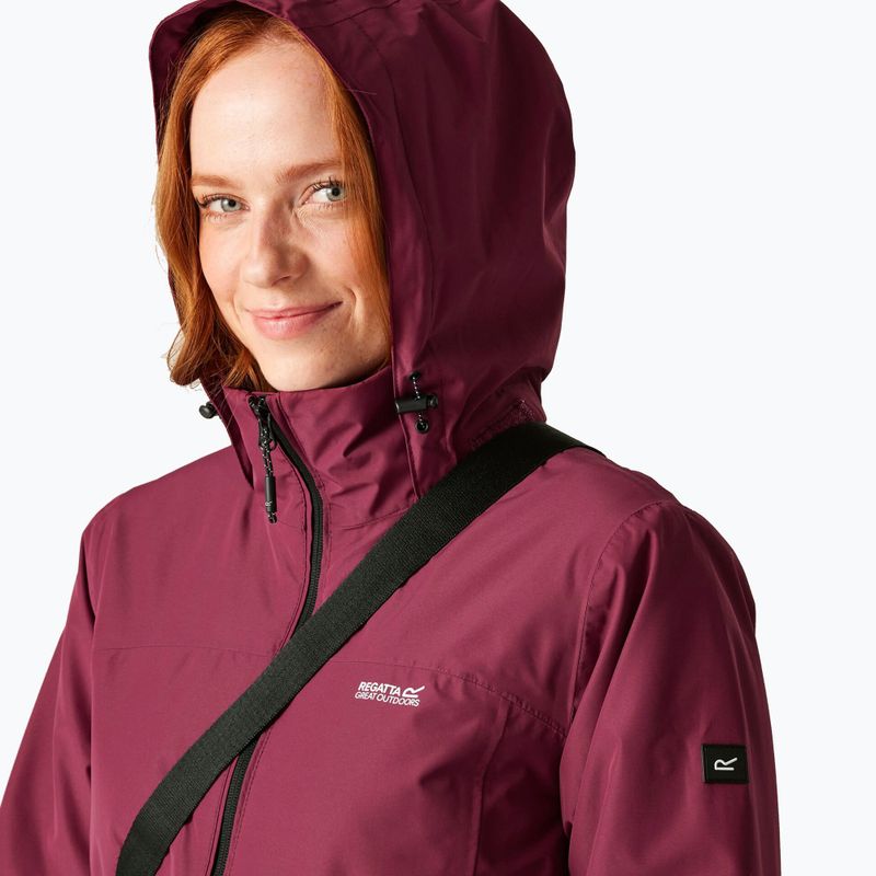 Women's rain jacket Regatta Tamlin dark pimento 4