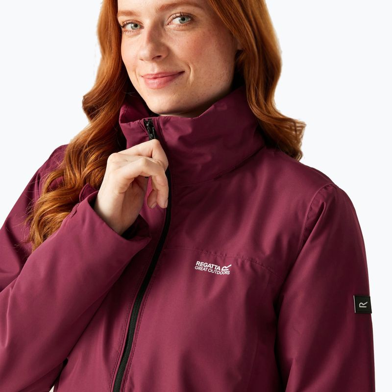 Women's rain jacket Regatta Tamlin dark pimento 5