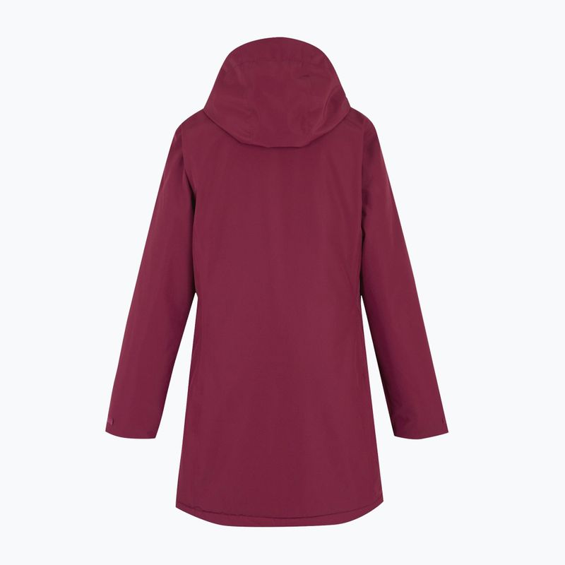 Women's rain jacket Regatta Tamlin dark pimento 10