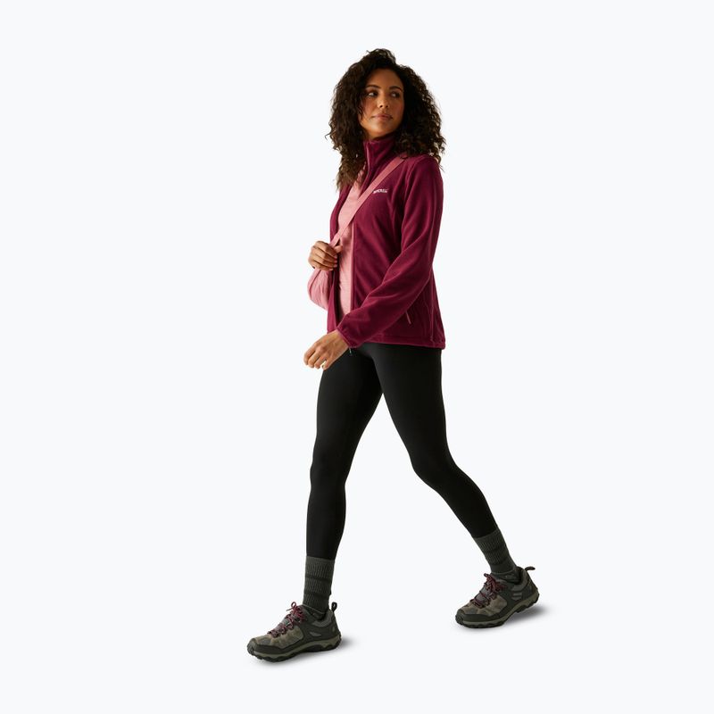 Women's fleece sweatshirt REGATTA Floreo IV dark pimento 2