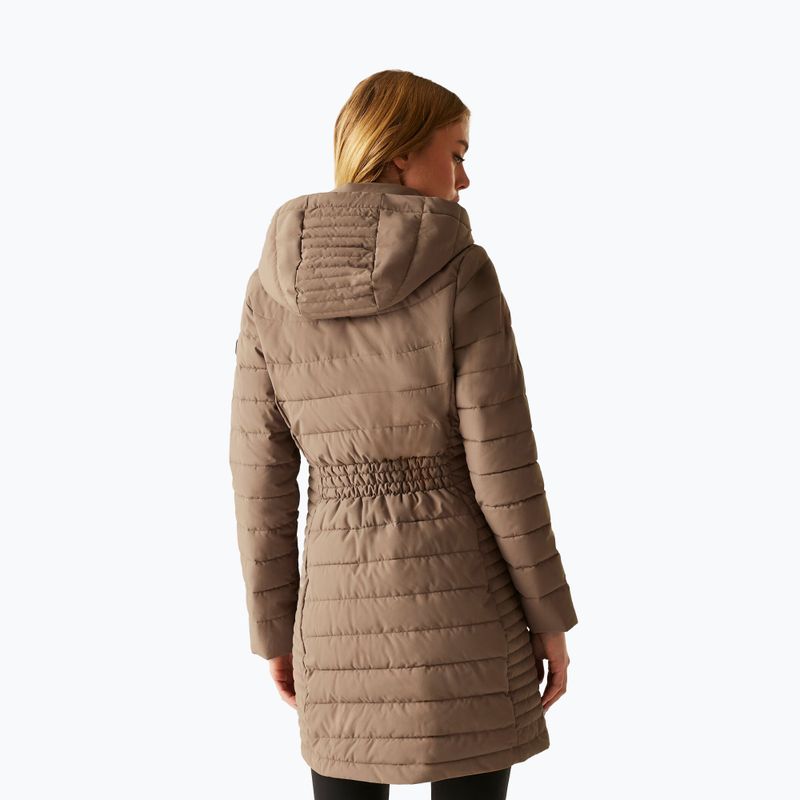 Women's insulated coat REGATTA Andria mocha/perfectly pale 3