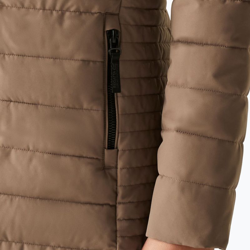 Women's insulated coat REGATTA Andria mocha/perfectly pale 7