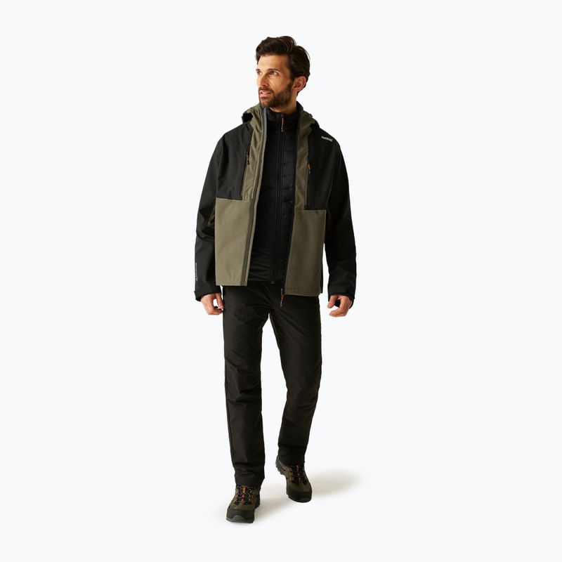 Men's 3in1 jacket REGATTA Sacramento olive night/black 2