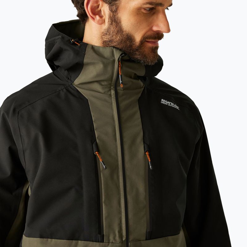 Men's 3in1 jacket REGATTA Sacramento olive night/black 5