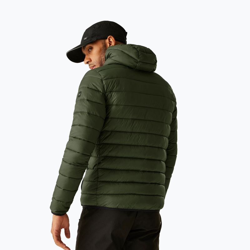 Men's jacket REGATTA Hooded Marizion olive/night 3