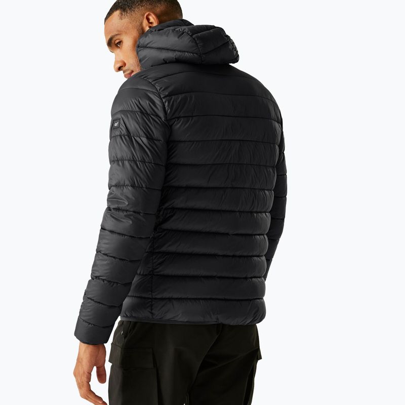 Men's jacket REGATTA Hooded Marizion ash/gold 3