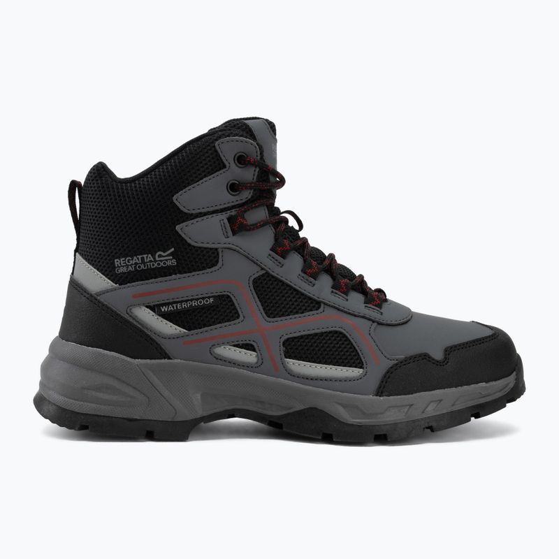 Men's hiking boots REGATTA Vendeavour granite/rio red 2