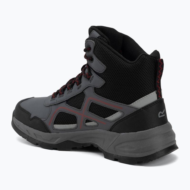 Men's hiking boots REGATTA Vendeavour granite/rio red 3