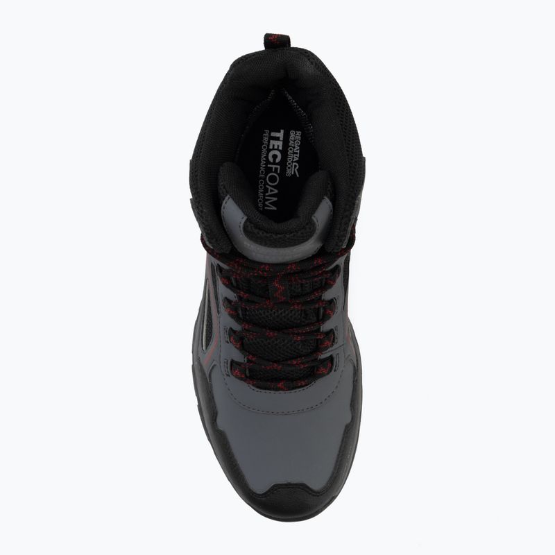 Men's hiking boots REGATTA Vendeavour granite/rio red 5