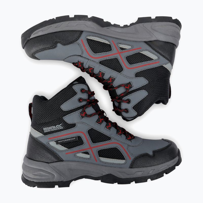 Men's hiking boots REGATTA Vendeavour granite/rio red 2