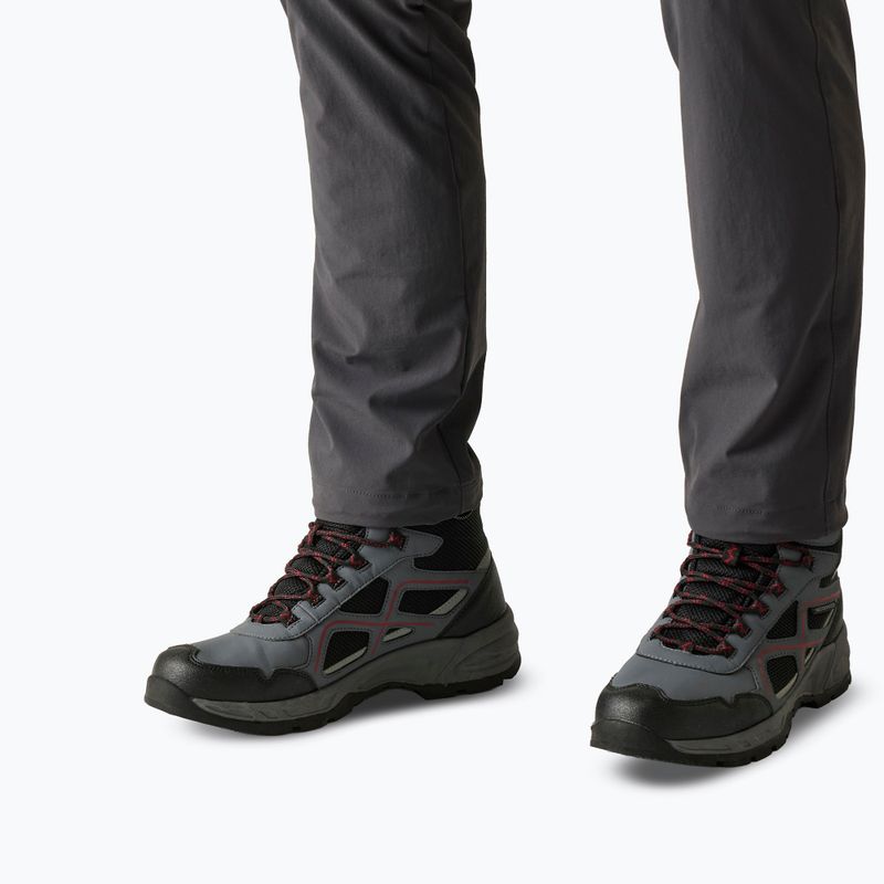 Men's hiking boots REGATTA Vendeavour granite/rio red 5