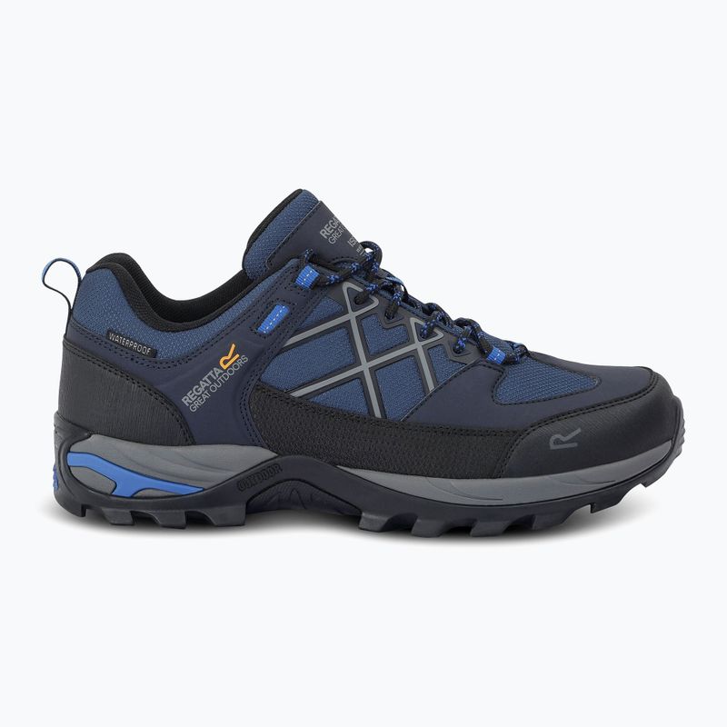 Men's hiking shoes REGATTA Samaris III Low navy/snorkel blue 2