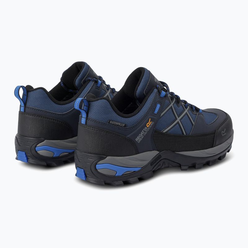 Men's hiking shoes REGATTA Samaris III Low navy/snorkel blue 4