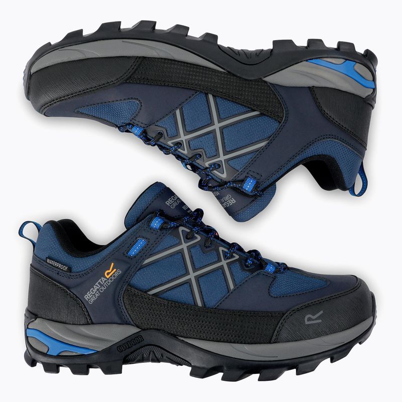 Men's hiking shoes REGATTA Samaris III Low navy/snorkel blue 5